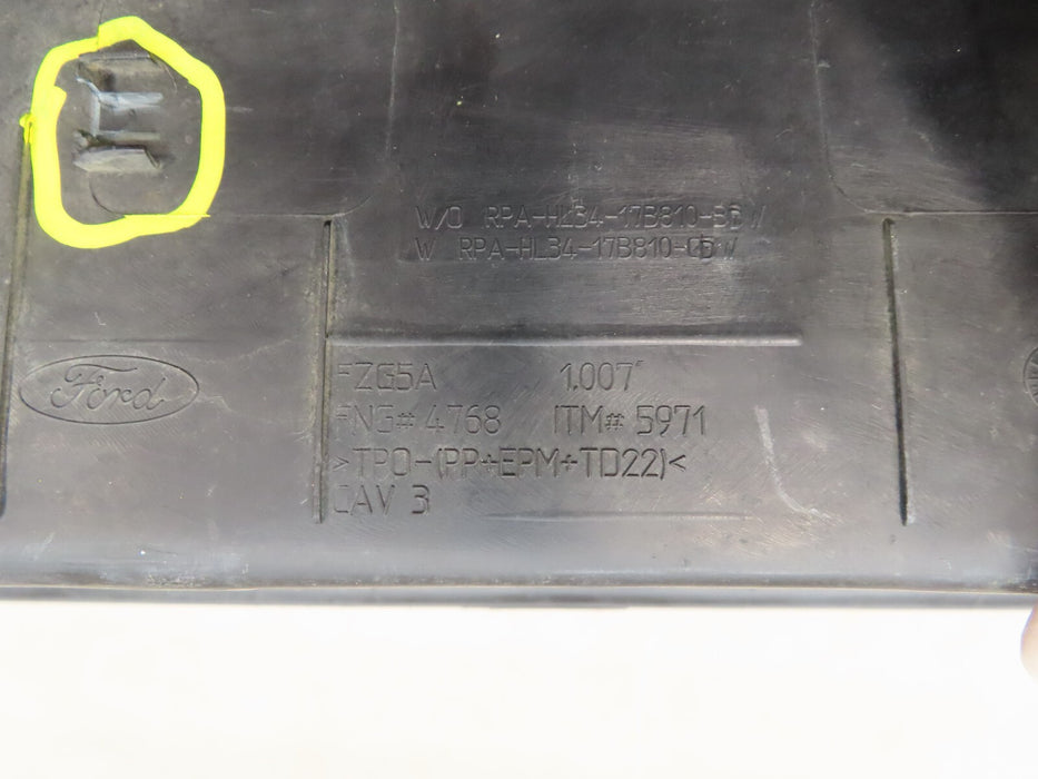 2017-2018 FORD F-150 REAR BUMPER STEP PAD PLATE PANEL COVER TRIM OEM HL34-17B810