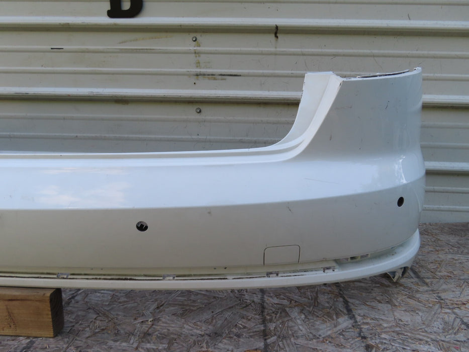 2017-2018 AUDI A4 S-LINE REAR BUMPER COVER PANEL W/ SENSOR HOLE OEM 8W5807511J