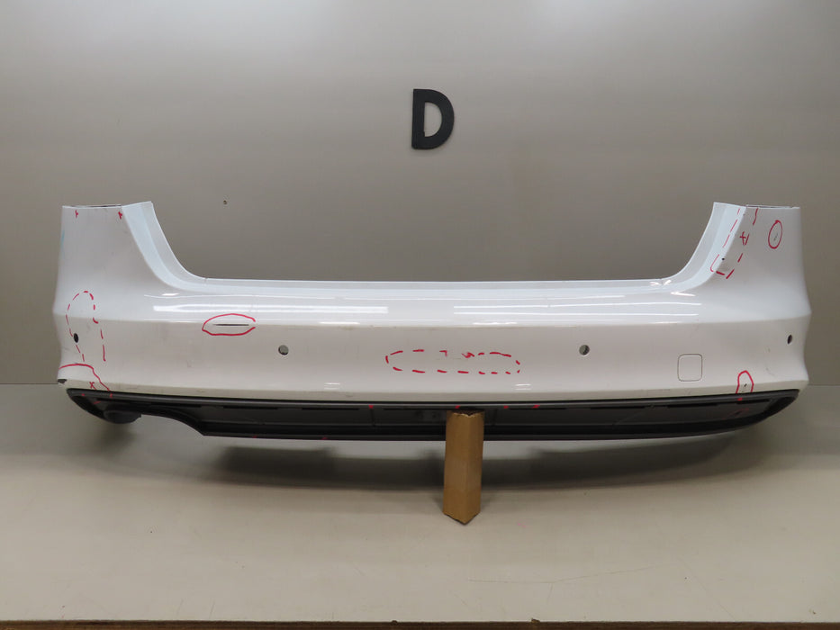 2009-2012 AUDI A4 S-LINE REAR BUMPER COVER W/VALANCE OEM