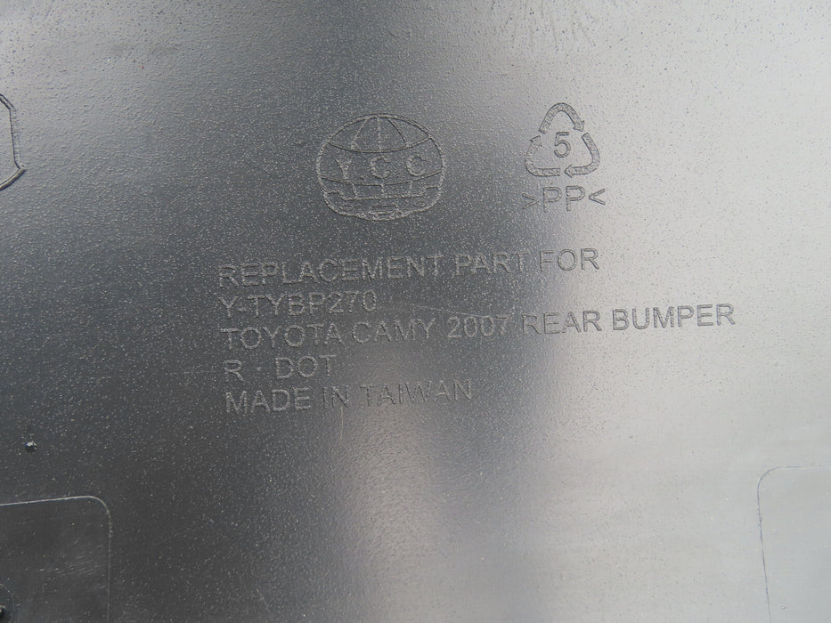 2007 2008 2009 2010 2011 TOYOTA CAMRY REAR BUMPER CAPA P#TO1100243PP