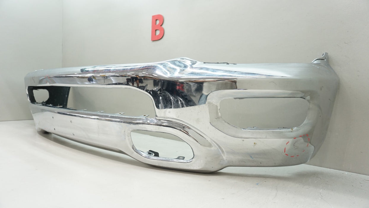 2019-2024 DODGE RAM 1500 FRONT METAL CHROME BUMPER COVER OEM