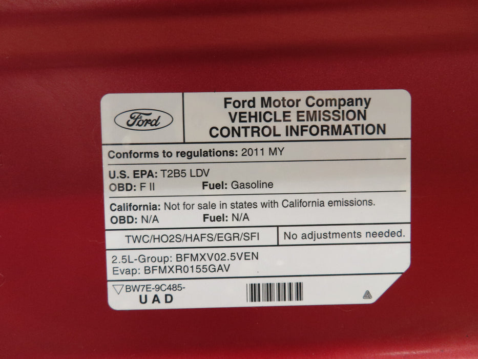 2010-2012 FORD FUSION FRONT HOOD BONNET SHELL OEM
