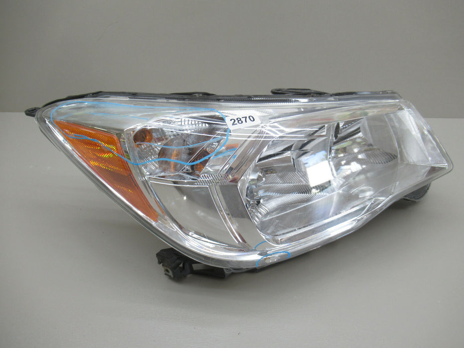 2014 2015 2016 SUBARU FORESTER RIGHT HALOGEN HEADLIGHT LAMP OEM