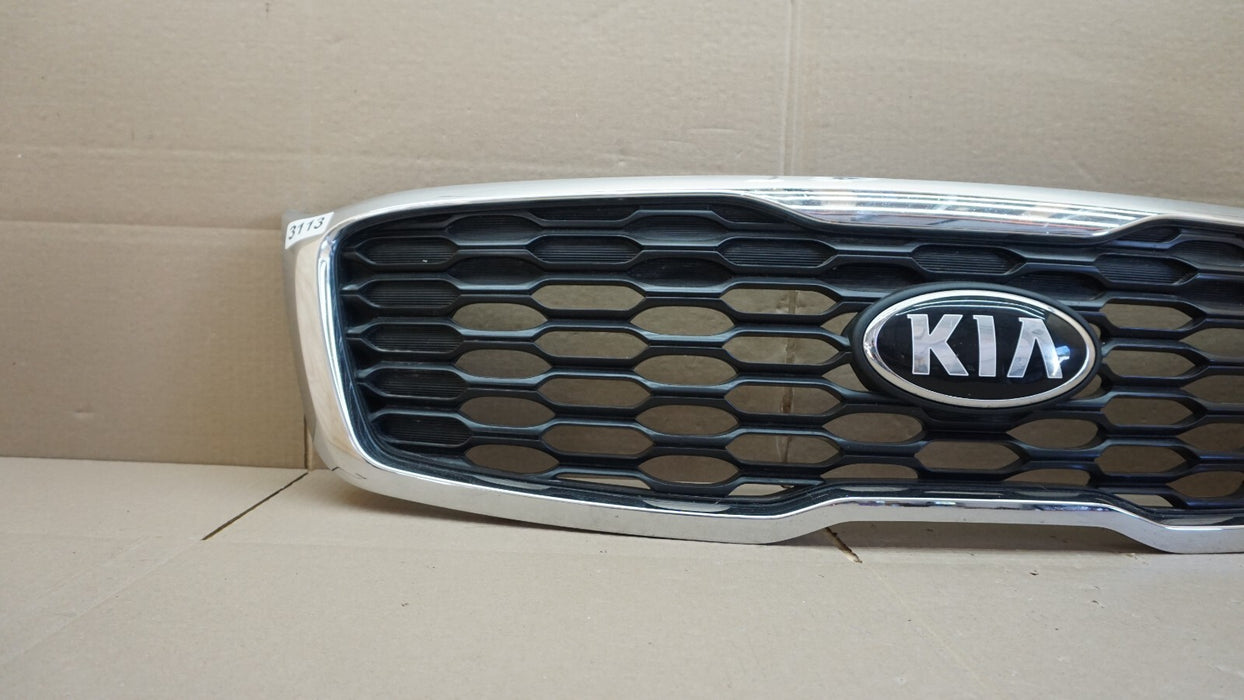 2019-2020 KIA SORENTO FRONT BUMPER UPPER RADIATOR GRILLE GRILL W/ EMBLEM OEM