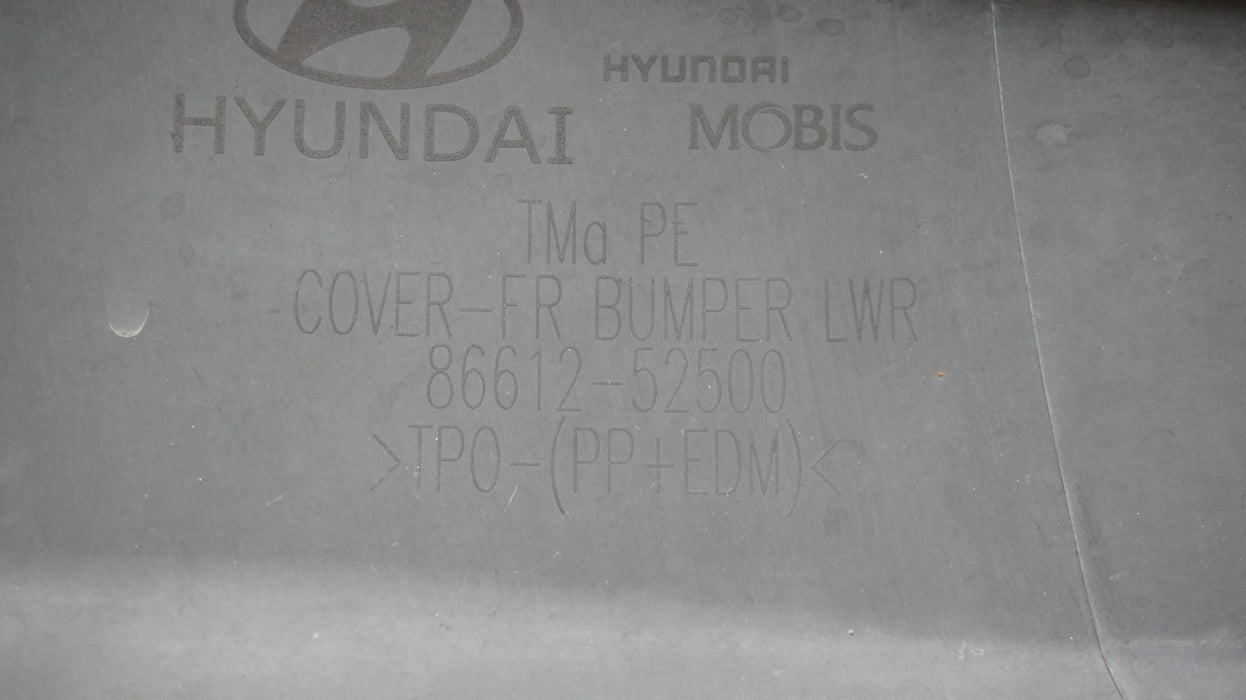2021-2023 HYUNDAI SANTA FE FRONT LOWER BUMPER VALANCE COVER OEM 86612-52500