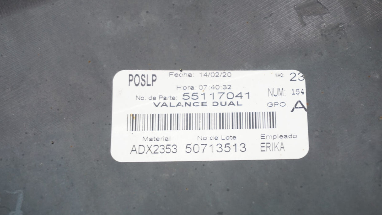 2018-2022 GMC TERRAIN REAR LOWER BUMPER VALANCE PANEL OEM 23394902