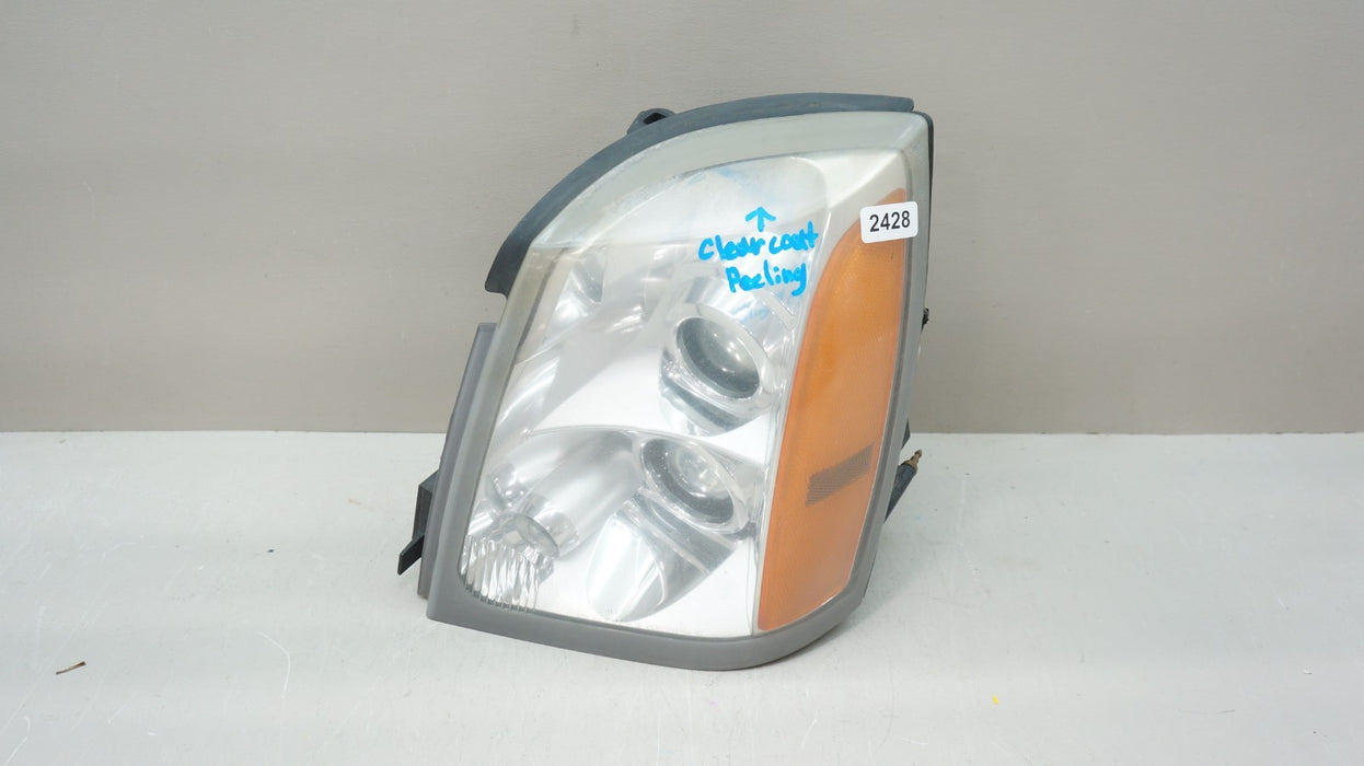 2004-2009 CADILLAC SRX FRONT LEFT DRIVER SIDE HALOGEN HEADLIGHT OEM 15926967