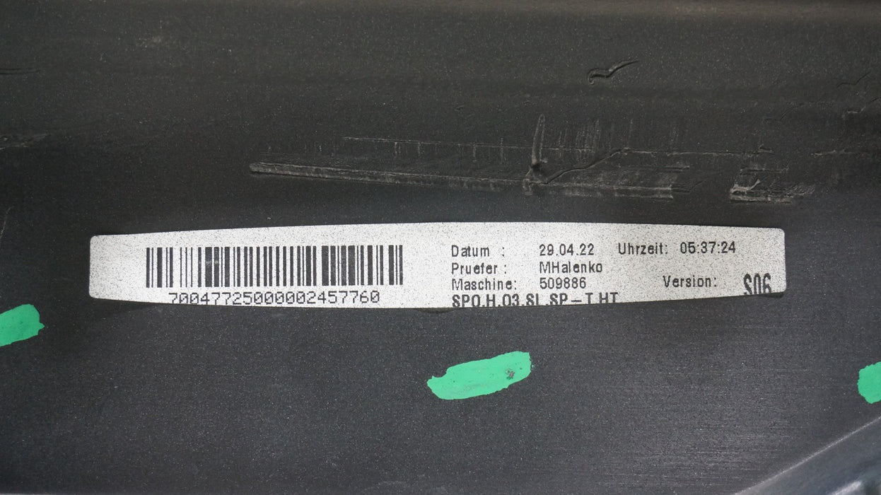 2019-2021 AUDI Q3 S-LINE REAR CENTER BUMPER VALANCE COVER 83A807521B OEM