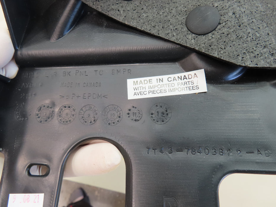 2007-2015 FORD/LINCOLN EDGE/MKZ REAR RIGHT PASSENGER BUMPER FILLER SHIELD OEM