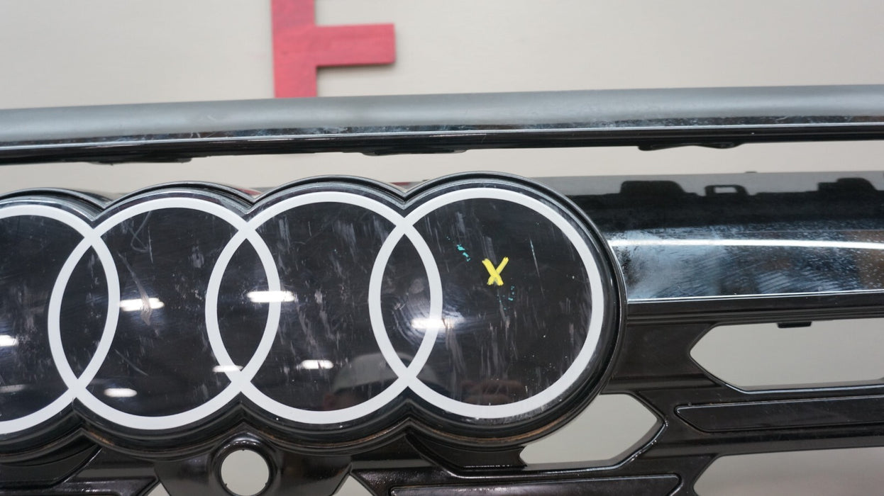 2022-2025 AUDI Q8 E-TRON FRONT BUMPER COVER PANEL WITH GRILLE OEM 4KE807725