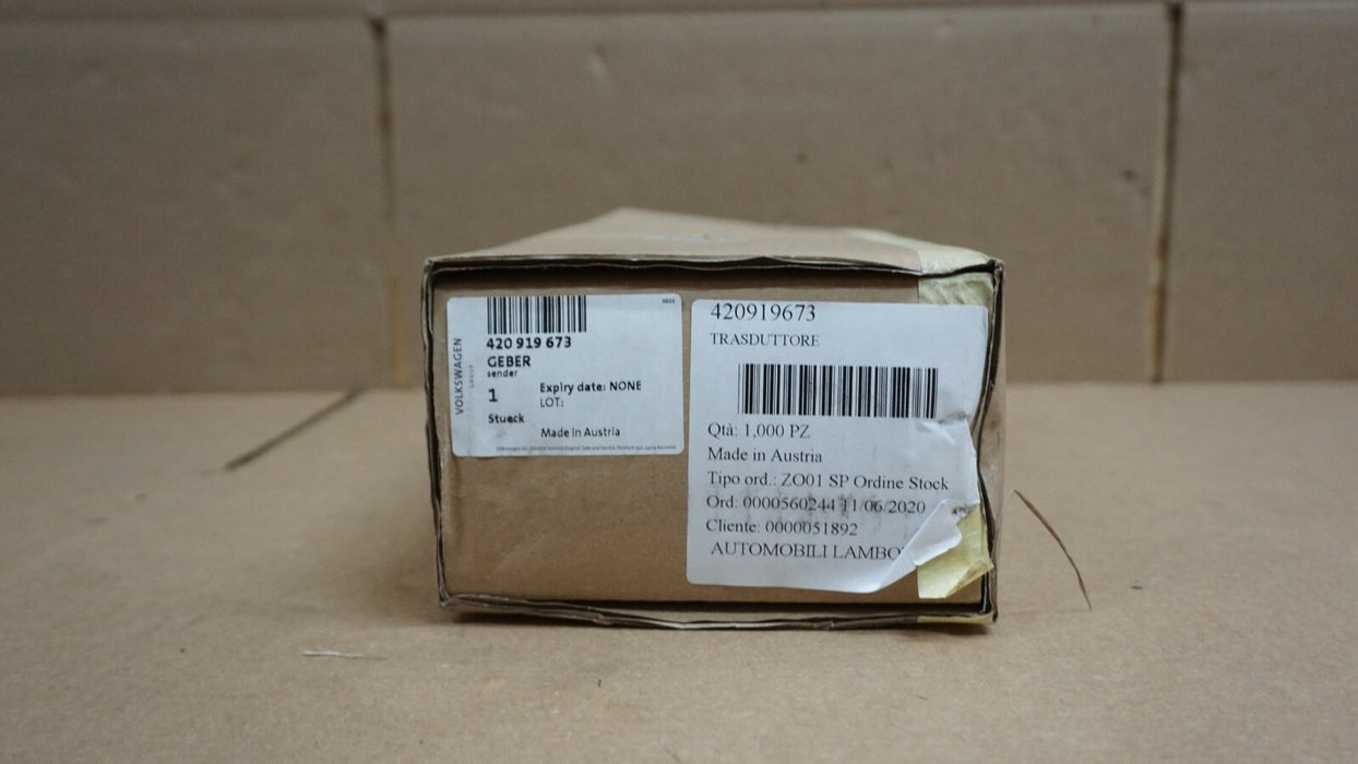 2008-2015 AUDI R8 GASOLINE FUEL PUMP LEVEL SENDING SENDER UNIT 420919673 OEM