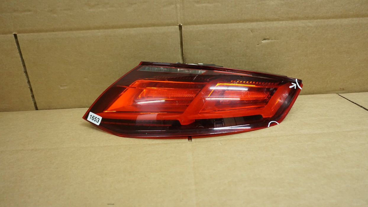 2016-2018 AUDI TT REAR RIGHT PASSENGER SIDE TAIL LIGHT BRAKE LAMP LED OEM