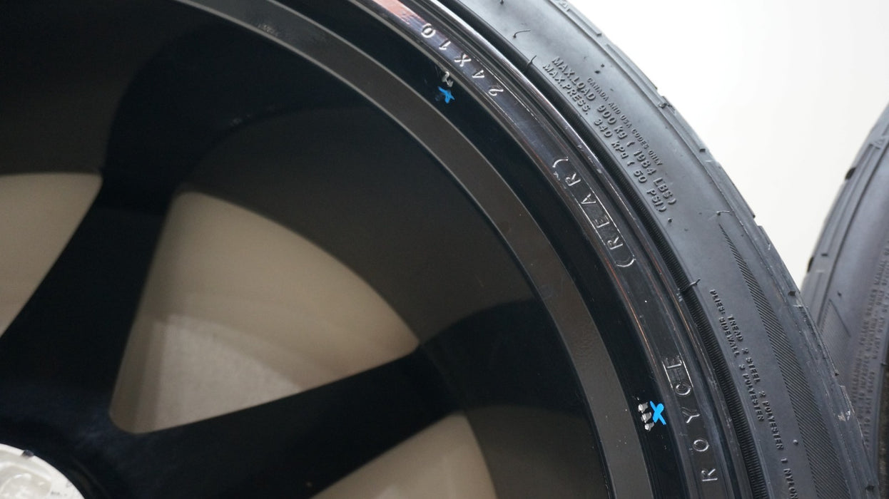 ROLLS ROYCE VOSSEN FORGED SERIES S17-11 SET RIMS W TIRES. NO TPMS SENSORS