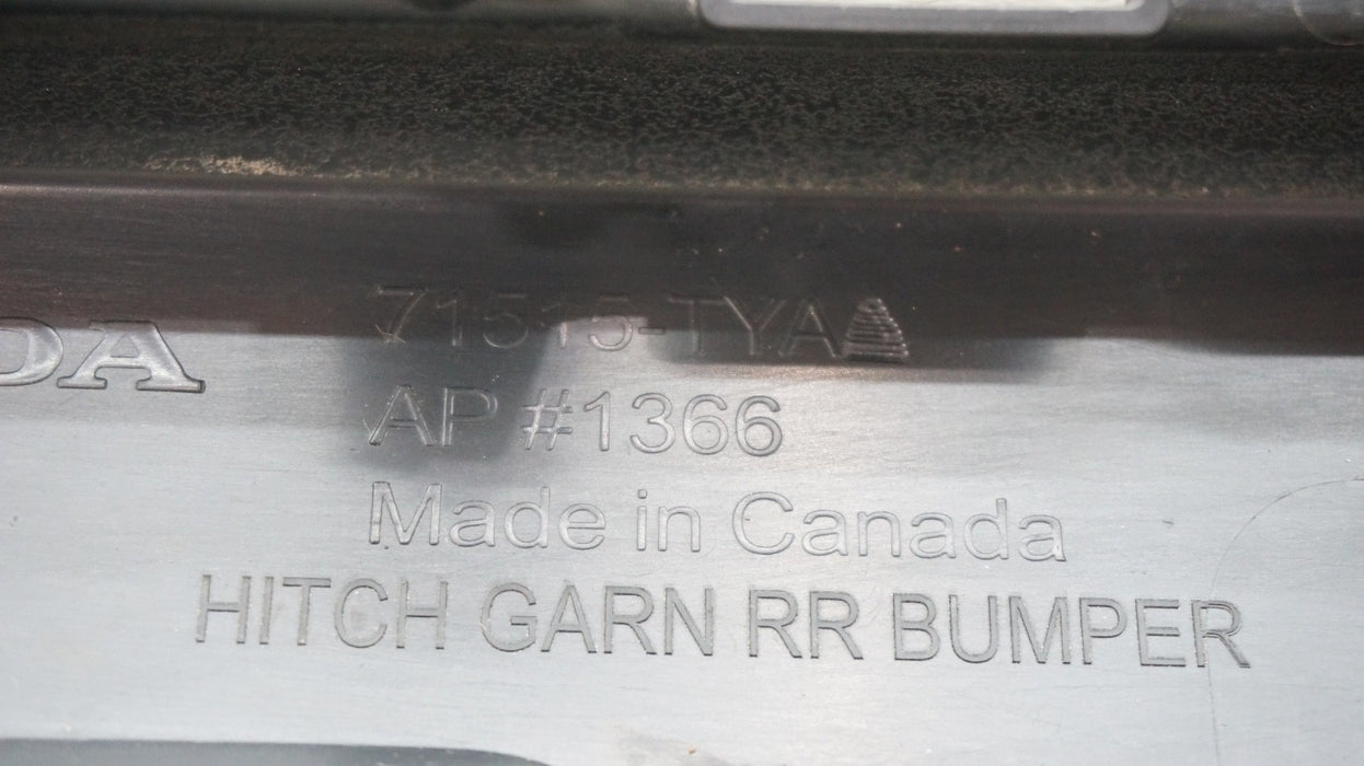 2022-2024 ACURA MDX REAR BUMPER HITCH GARNISH OEM 71515-TYA-A000