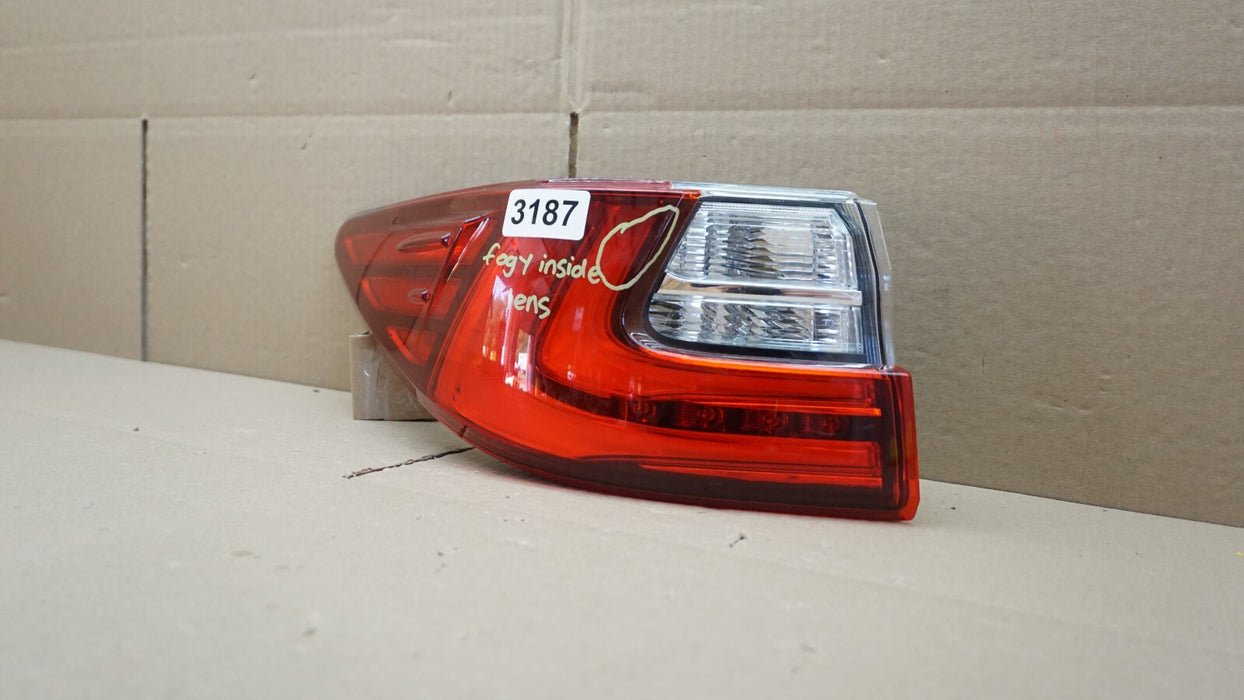 2016-2018 LEXUS ES350 REAR LEFT DRIVER SIDE TAIL LIGHT LED LAMP OEM 16 17 18