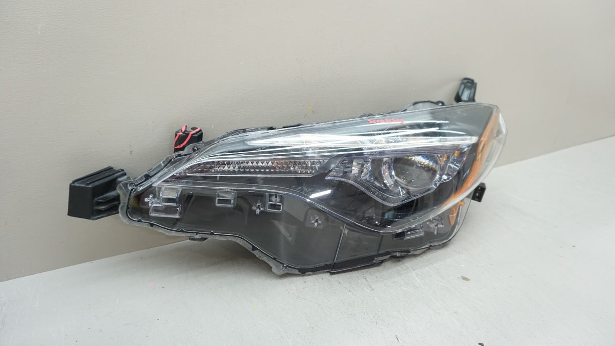 2014-2016 TOYOTA COROLLA FRONT LH LEFT DRIVER SIDE LED HEADLIGHT OEM