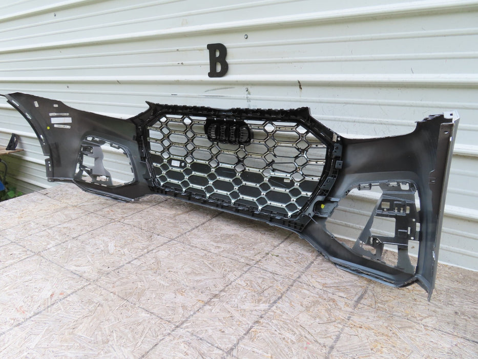 2021-2022 AUDI Q5 SUV FRONT BUMPER COVER W/ GRILLE GRILL EMBLEM OEM 80A807437P