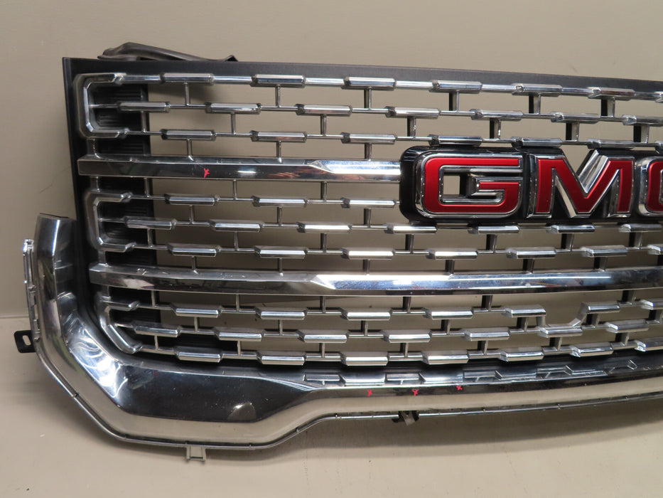 2020 2021 2022 GMC ACADIA DENALI FRONT UPPER GRILLE GRILL 84818781 OEM