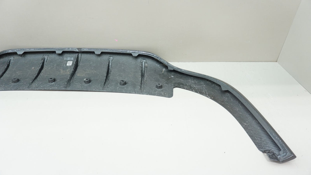 2020-2021 BENTLEY CONTINENTAL GT GTC REAR LEAR LOWER CARBON FIBER VALANCE OEM