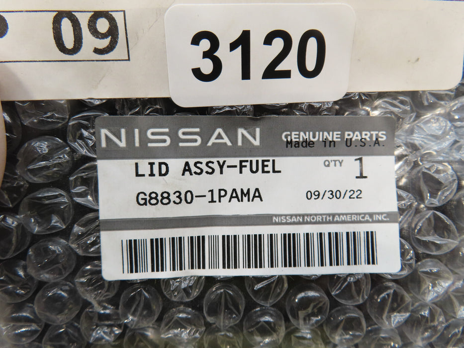 2012-2019 NISSAN VERSA REAR FUEL DOOR OEM G8830-1PAMA