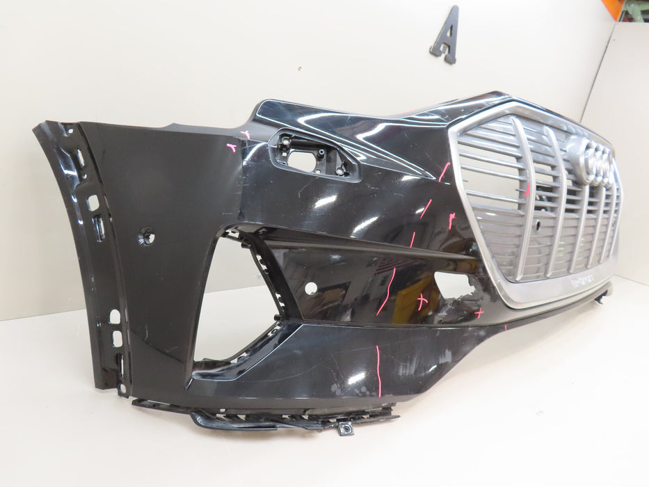 2019-2021 AUDI E-TRON FRONT BUMPER COVER W/GRILLE OEM 4KE807437