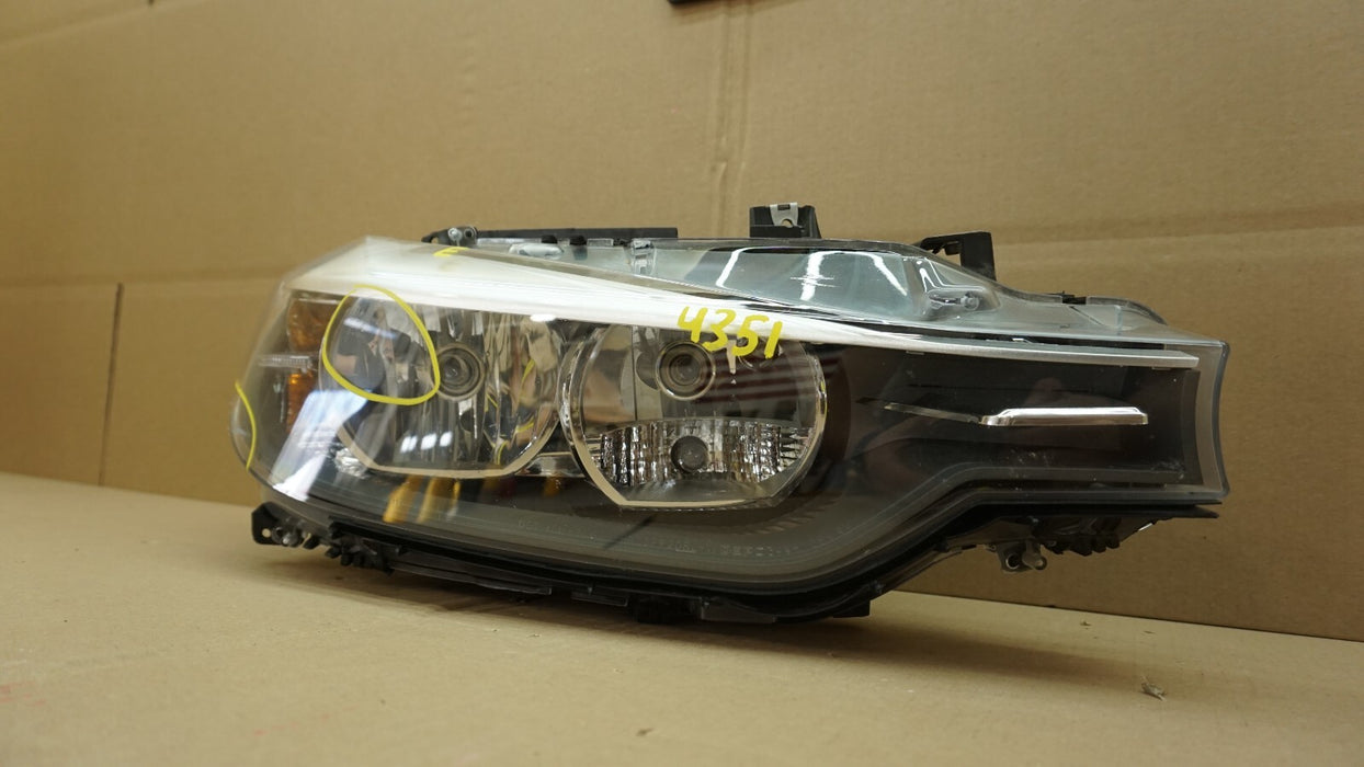 2012-2015 BMW 3 SERIES FRONT RIGHT PASSENGER SIDE HEADLIGHT HALOGEN AFTERMARKET