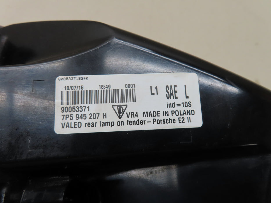 2015-2016 PORSHE CAYENNE REAR LEFT DRIVER SIDE TAILLIGHT LAMP ASSEMBLY OEM