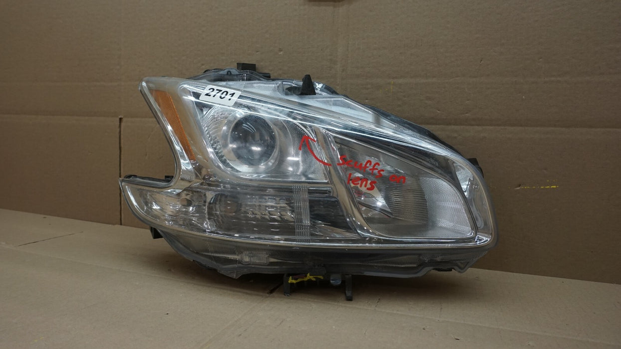 2009-2014 NISSAN MAXIMA FRONT RIGHT PASSENGER SIDE HEADLIGHT OEM