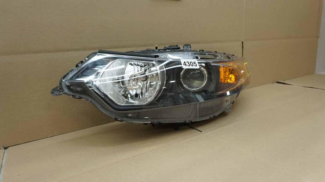 2009-2014 ACURA TSX FRONT LEFT DRIVERS SIDE HALOGEN HEADLIGHT OEM