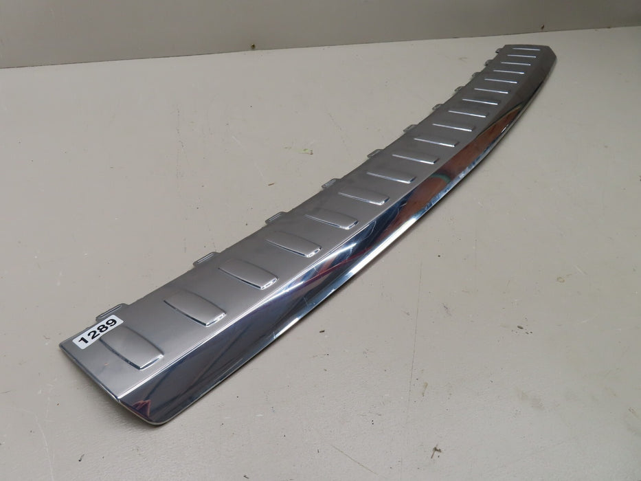 2013-2016 MERCEDES GL550 REAR BUMPER STEP PAD SILL MOLDING COVER CHROME OEM