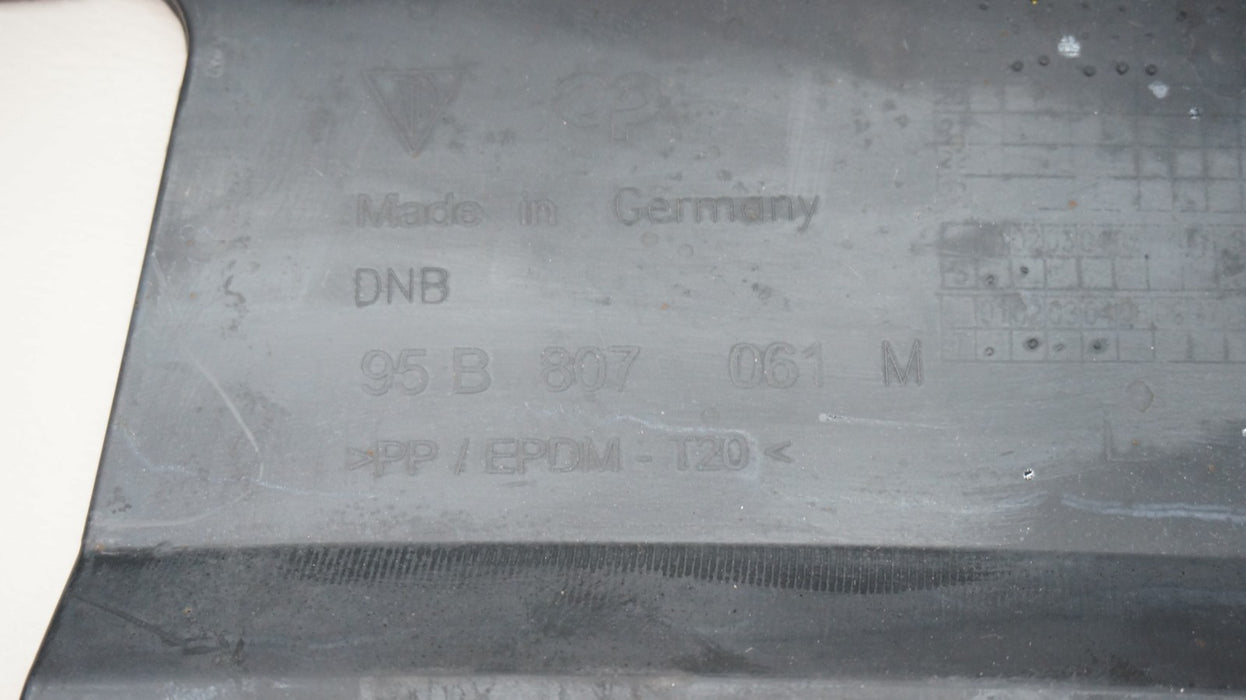 2019-2021 PORSCHE MACAN 95B FRONT LOWER BUMPER VALANCE PANEL OEM 95B807061M