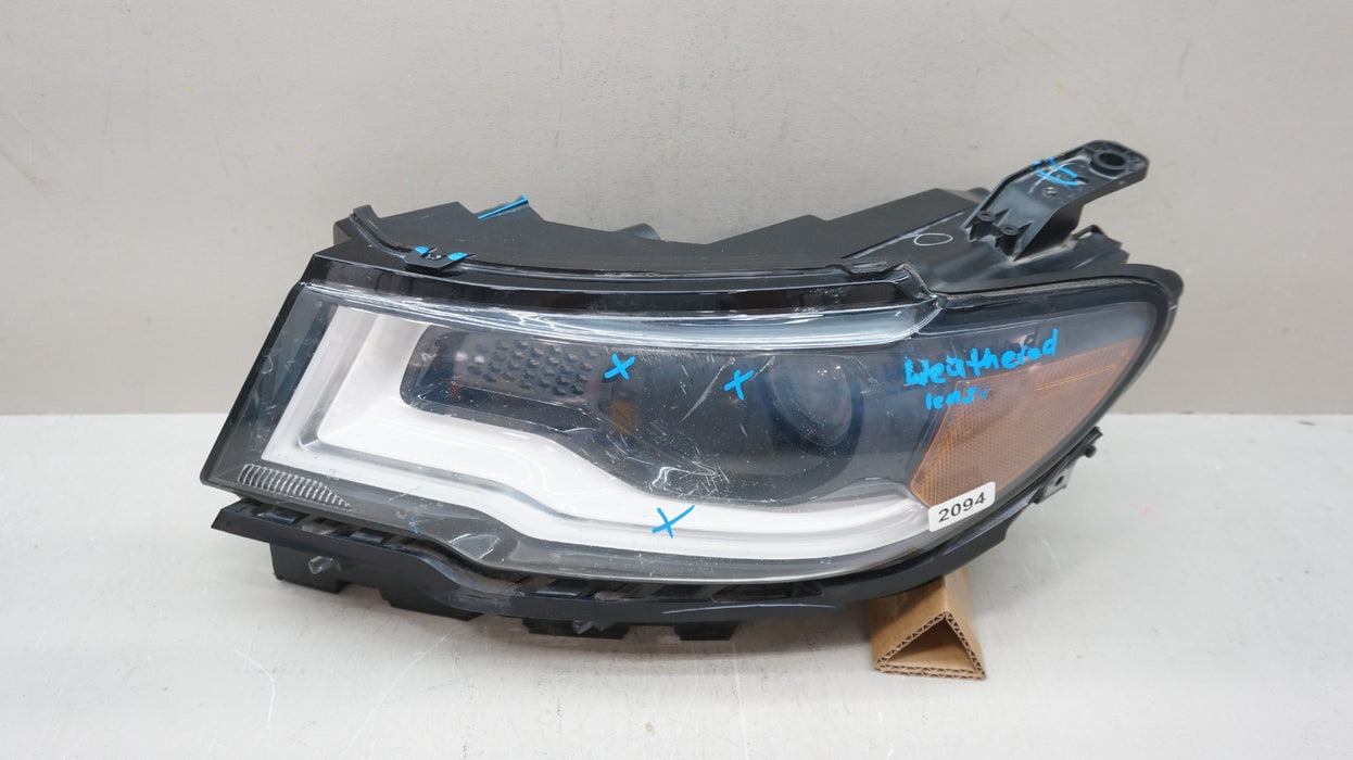 2017-2021 JEEP COMPASS FRONT LEFT DRIVERS SIDE XENON HID W/LED HEADLIGHT OEM