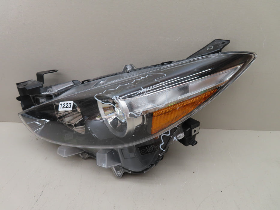 2017-2018 MAZDA 3 FRONT LEFT DRIVER SIDE HEADLIGHT HEAD LAMP HALOGEN OEM