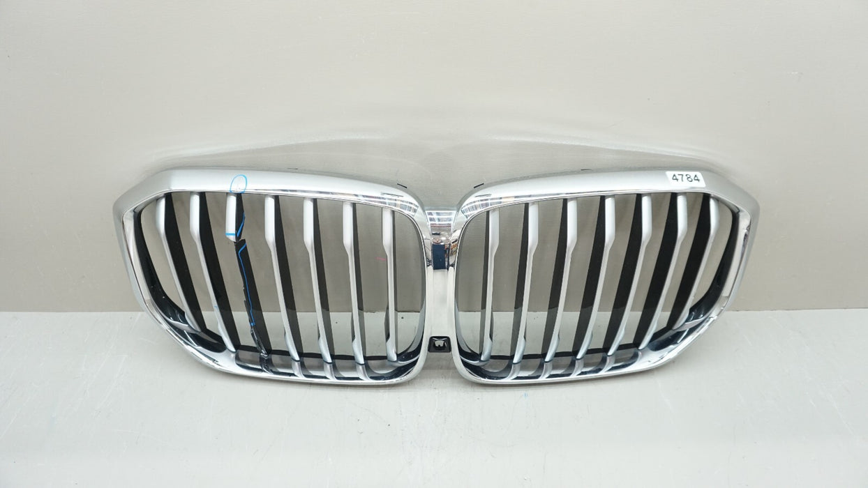 2019-2023 BMW X5 G05 FRONT UPPER BUMPER RADIATOR GRILLE OEM 7454887