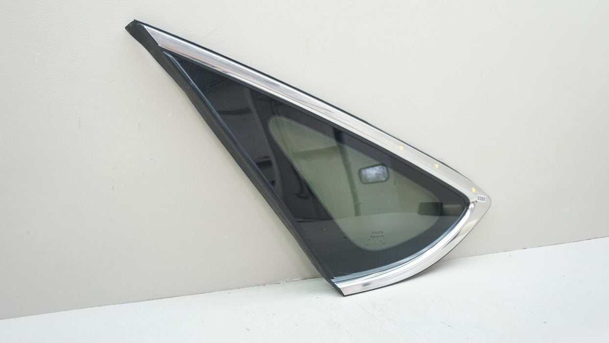 2013-2018 TOYOTA AVALON REAR LEFT DRIVER SIDE QUARTER WINDOW GLASS OEM