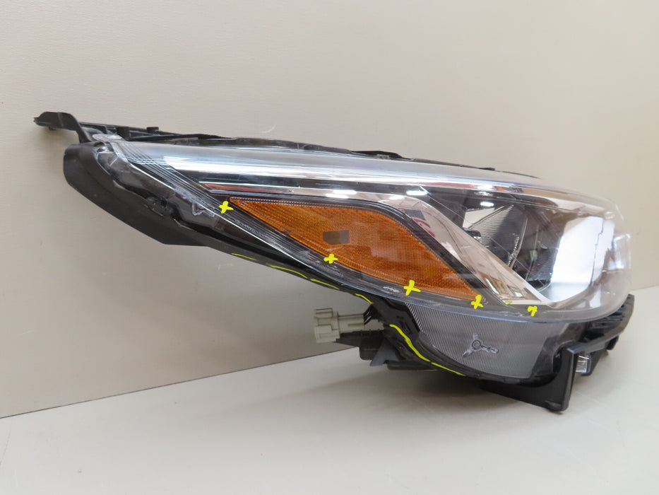 2020-2022 NISSAN SENTRA FRONT RIGHT PASSENGER SIDE HEADLIGHT HALOGEN OEM