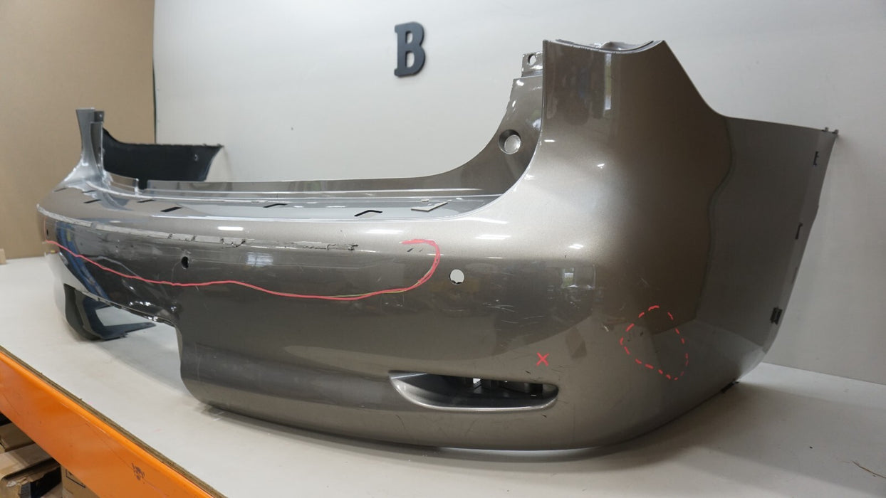 2011-2013 INFINITI QX56 REAR BUMPER COVER PANEL W/ SENSOR HOLE OEM 85022-1LA0H