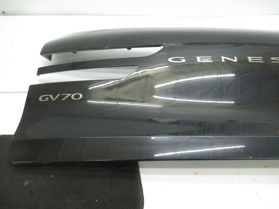 2020 - 2021 GENESIS GV70 REAR HATCH TAILGATE TRUNK LID  SHELL PANEL BLACK OEM