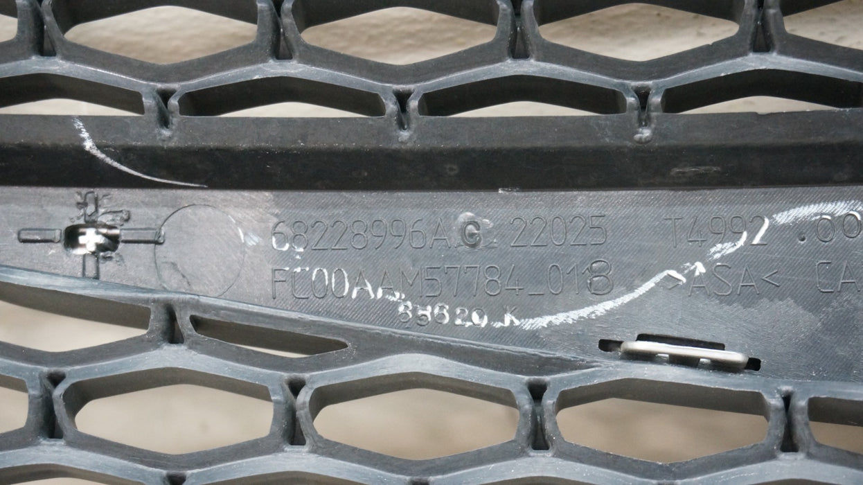 2017-2020 CHRYSLER PACIFICA FRONT UPPER BUMPER GRILLE OEM 68228996A