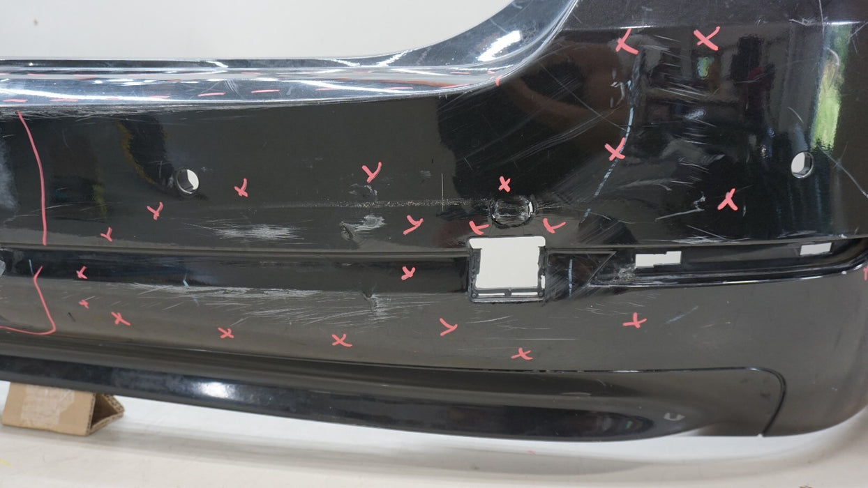 2011-2013 BMW 528I F10 SEDAN REAR BUMPER COVER PANEL W/ SENSOR HOLE OEM 7240372