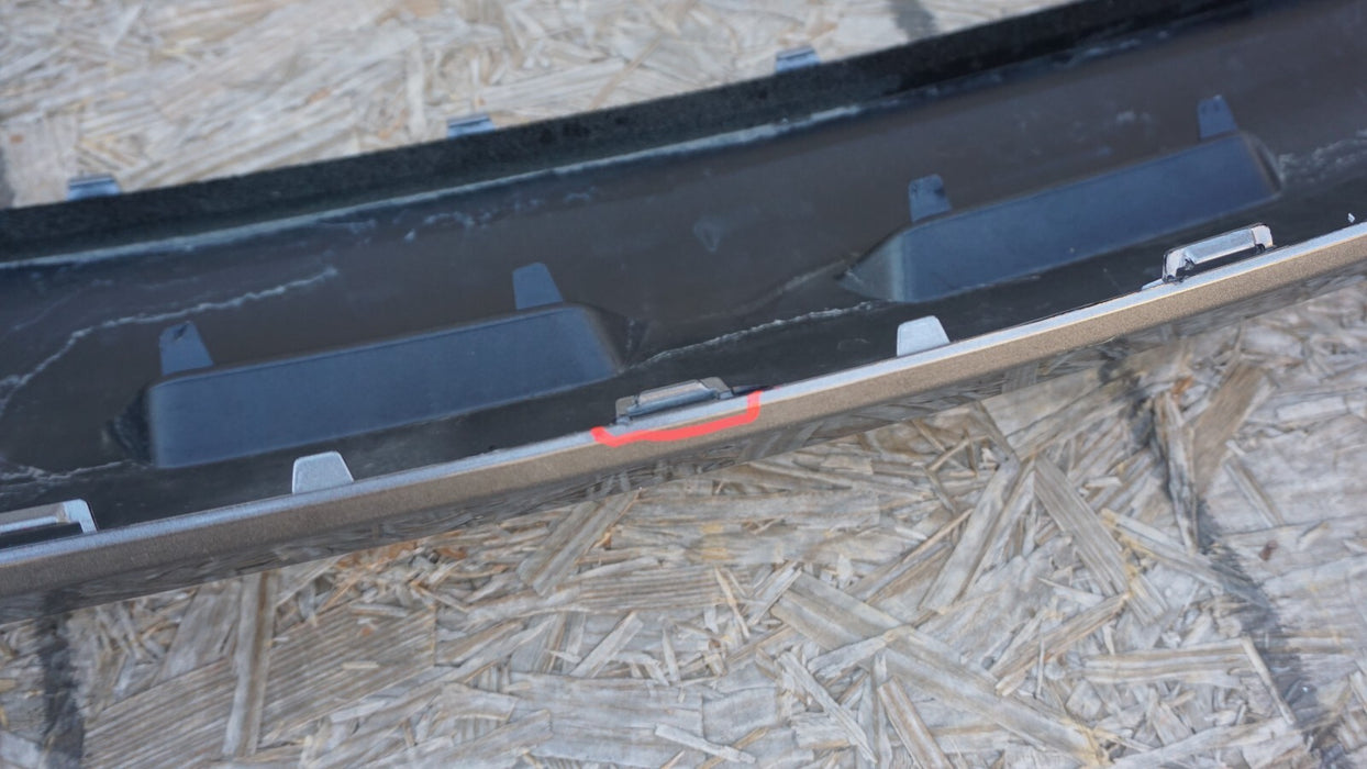 2022 NISSAN ROGUE REAR LOWER BUMPER SPOILER COVER OEM 22 85084-6RH0B