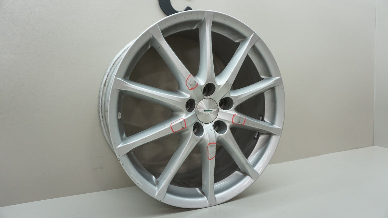 2004-2012 ASTON MARTIN DB9 FRONT WHEEL RIM 10 SPOKE 19" 19X8.5 OEM 9G43-1007-AC