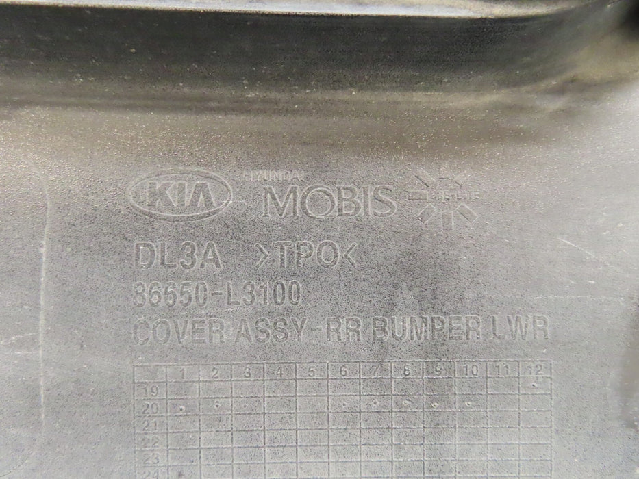 2021-2022 KIA K5 EX LX LXS SEDAN REAR BUMPER COVER PANEL PLASTIC OEM 86650-L3100