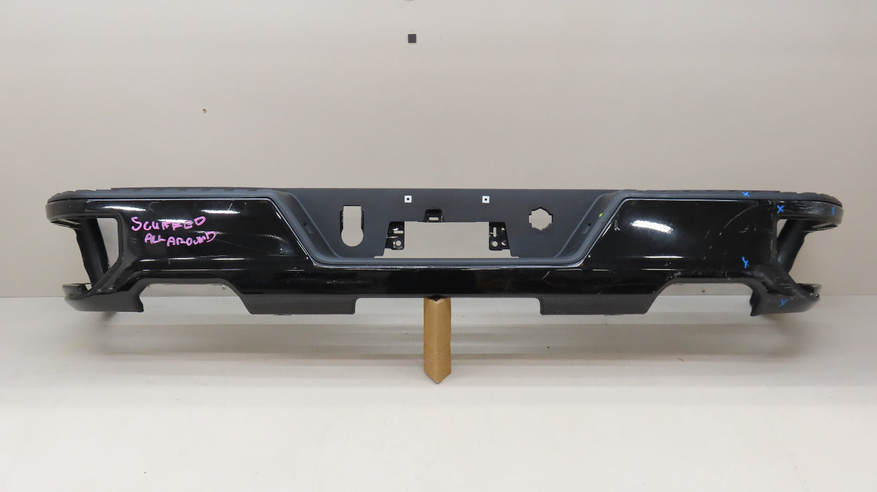 2019- 2023 GMC SIERRA CHEVROLET SILVERADO 1500 REAR BUMPER METAL OEM