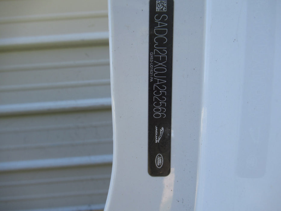 2017-2019 JAGUAR F-PACE REAR BUMPER COVER PANEL PLASTIC HK83-17D781-AAW OEM