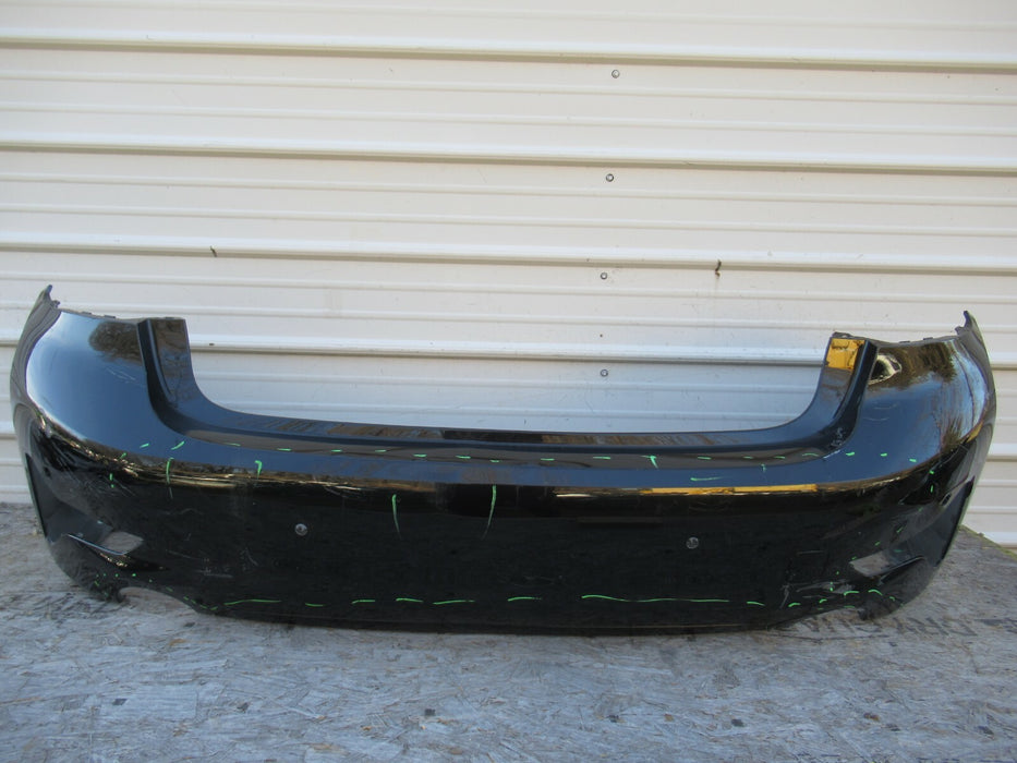 2019 - 2020 BMW 3 SERIES G20 REAR BUMPER COVER PANEL BLACK PLASTIC FACTORY OEM