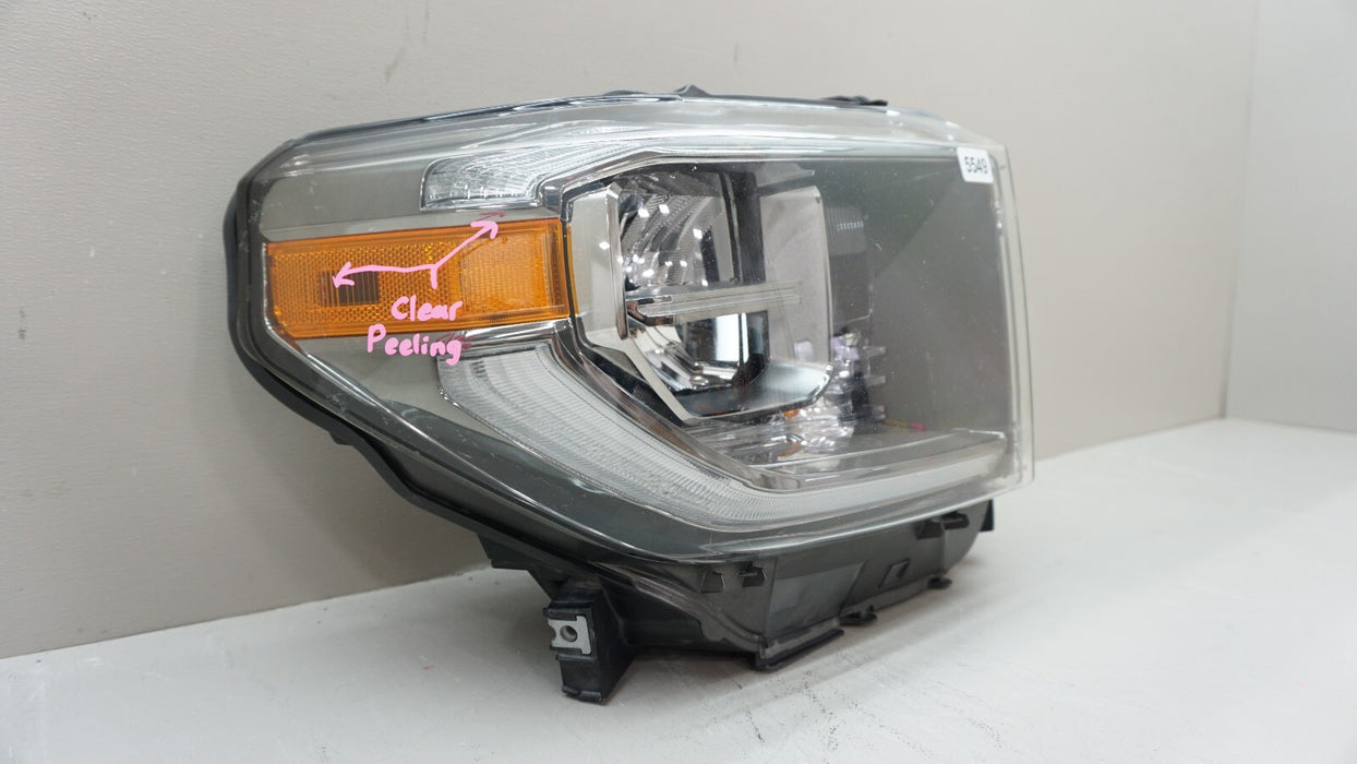 2018-2021 TOYOTA TUNDRA FRONT LEFT PASSENGER SIDE HEADLIGHT LED OEM 19 20