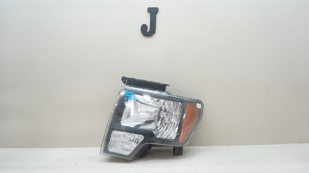 2009-2014 FORD F-150 F150 FRONT LEFT DRIVER SIDE HALOGEN HEADLIGHT OEM