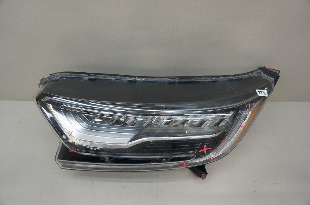 2017-2019 HONDA CRV FRONT LEFRT PASSENGER SIDE HEADLIGHT OEM LED 17 18 19