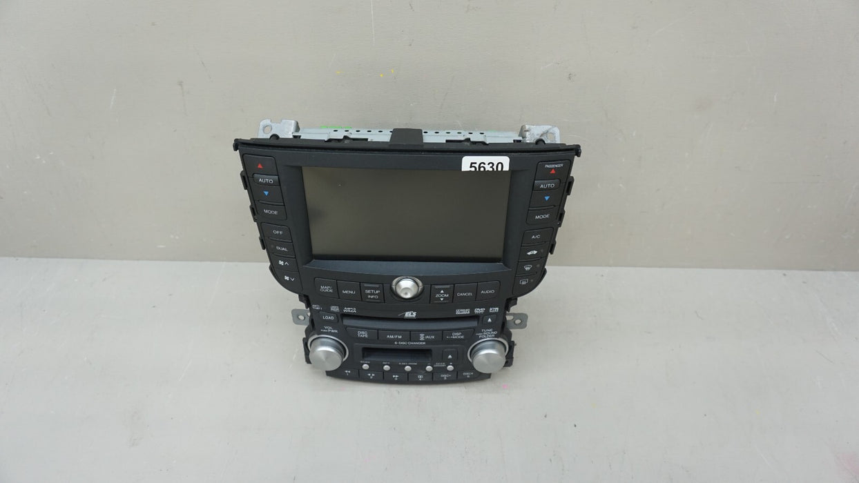 2007-2008 ACURA TL AM FM RADIO PLAYER NAVIGATION CLIMATE SCREEN OEM 39050-SEP-A3